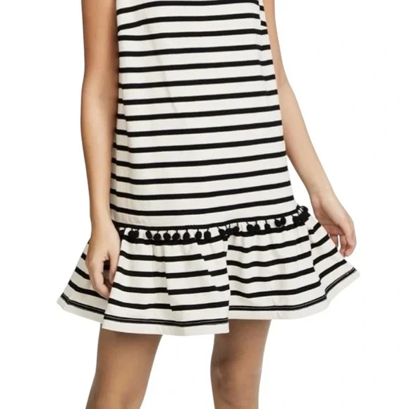 Marc Jacobs Sleeveless Striped Peplum Dress M - Picture 8 of 8